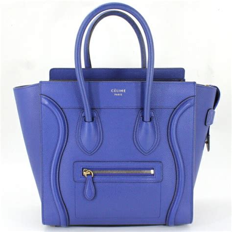 celine luggage micro shopper calfskin.